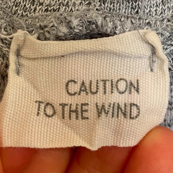 Caution To The Wind, Gray tank top, medium - Picture 3 of 3